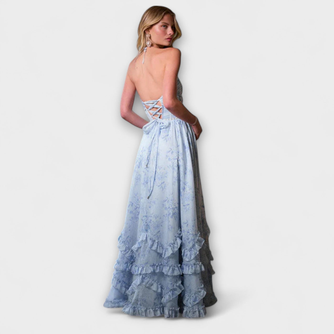 Aurora - Chic Langes Fließendes Kleid