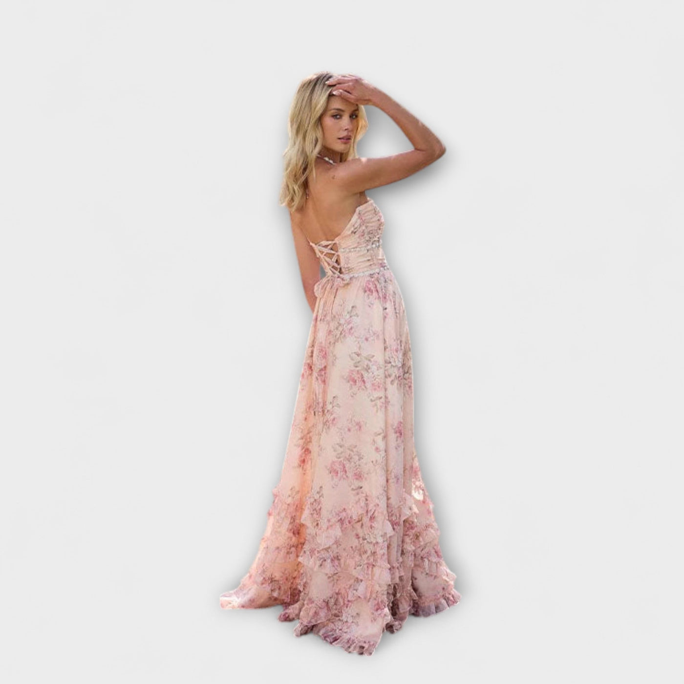 Aurora - Chic Langes Fließendes Kleid