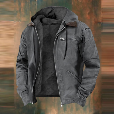 Kapuzenjacke mit mehreren Taschen für Herren