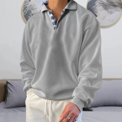 Langärmeliges Herren-Polo