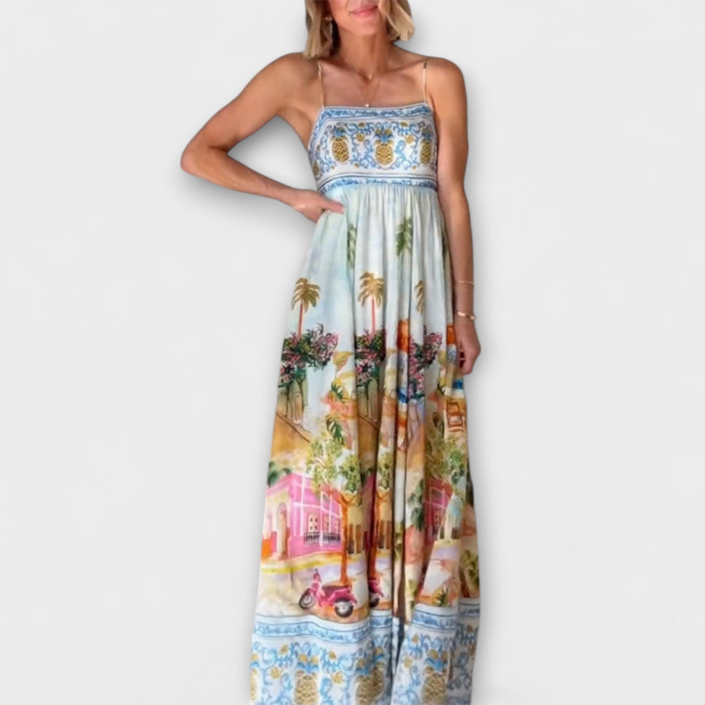 Aurora - Aracati Multicolor Maxikleid