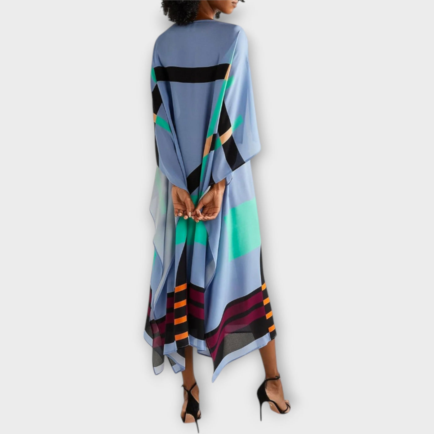Elenora - Locker geschnittener geometrischer Kaftan