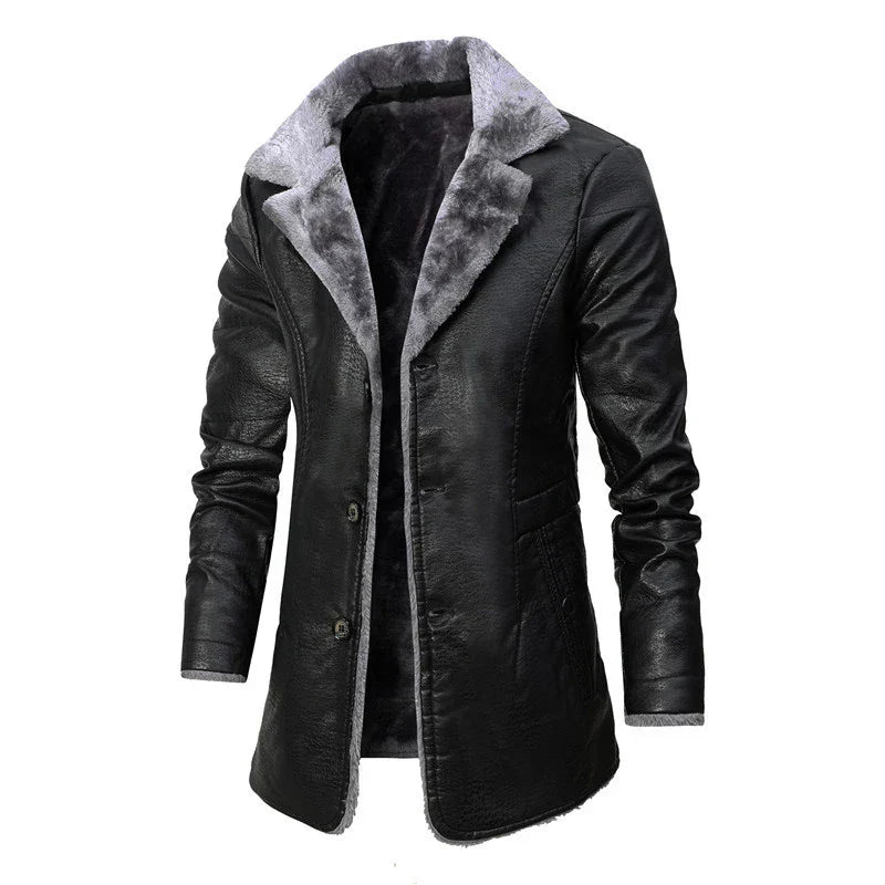 Einreiher Jacke mit Revers für Herren