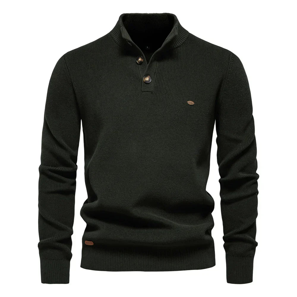 Lilian™ | Herrenpullover mit Knopfdesign