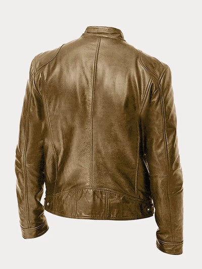 Lässige Lederjacke für Männer