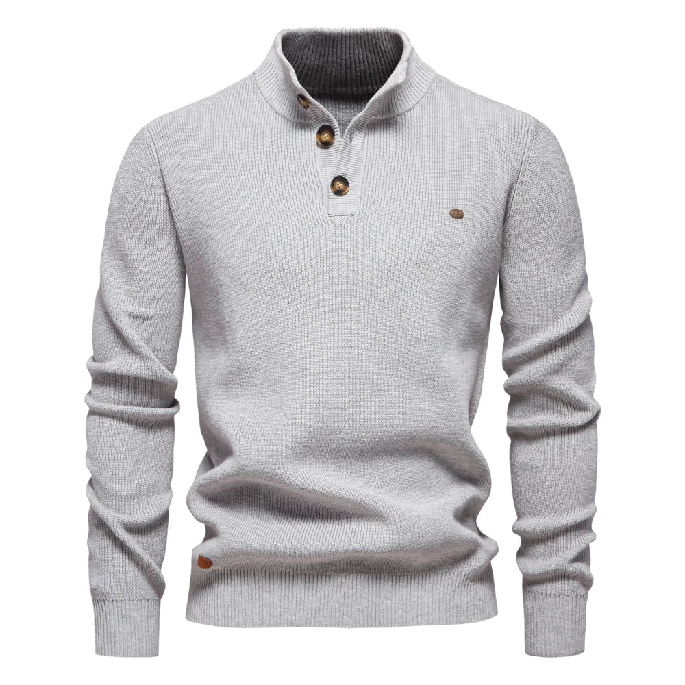 Lilian™ | Herrenpullover mit Knopfdesign