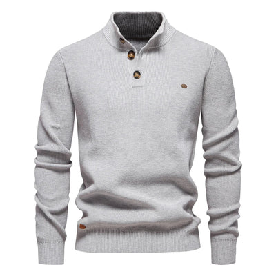 Lilian™ | Herrenpullover mit Knopfdesign