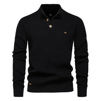 Lilian™ | Herrenpullover mit Knopfdesign