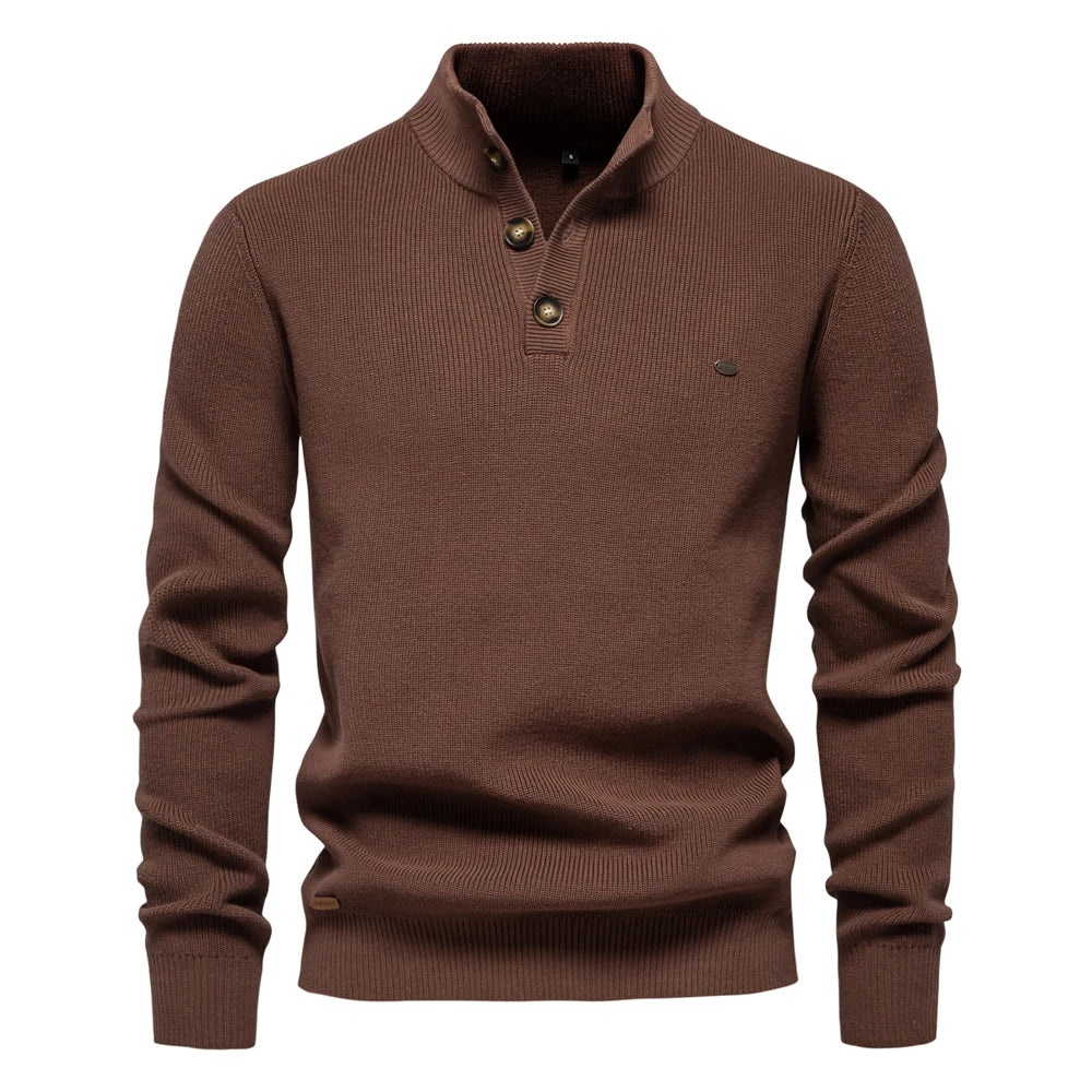 Lilian™ | Herrenpullover mit Knopfdesign