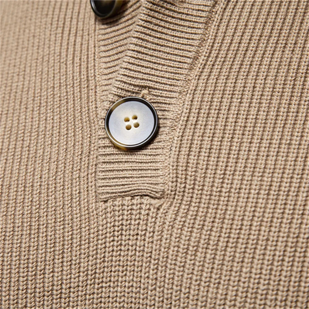 Lilian™ | Herrenpullover mit Knopfdesign