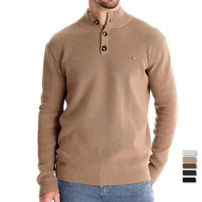 Lilian™ | Herrenpullover mit Knopfdesign