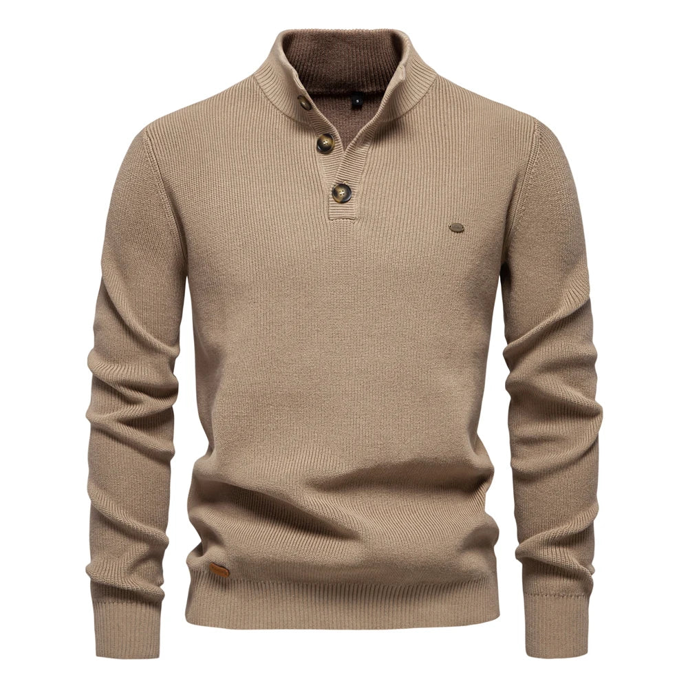 Lilian™ | Herrenpullover mit Knopfdesign