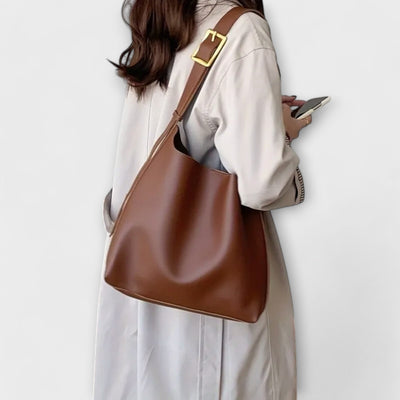 Isidore – Elegante Schultertasche aus Leder