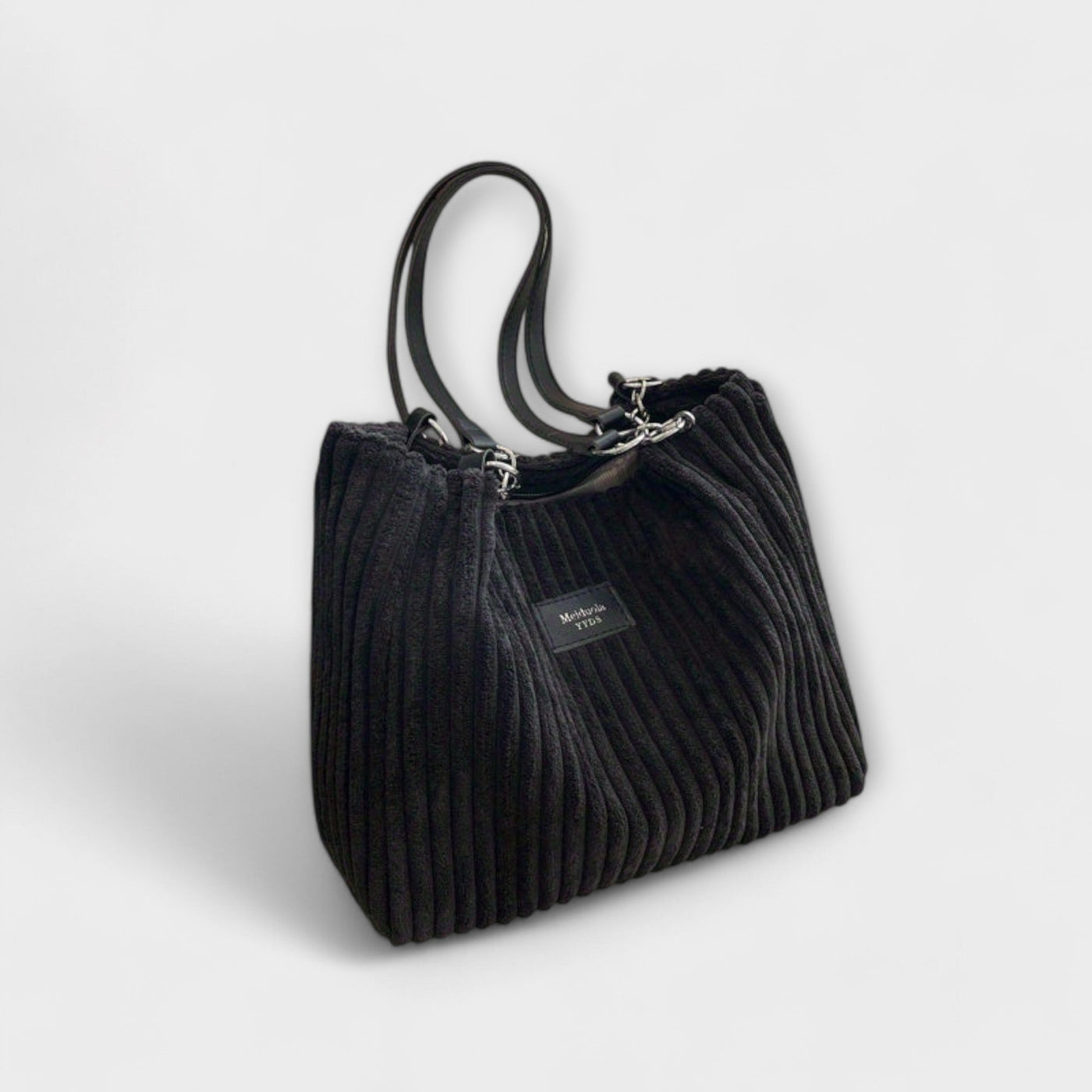 Aurora. - Weiche Cord-Schultertasche
