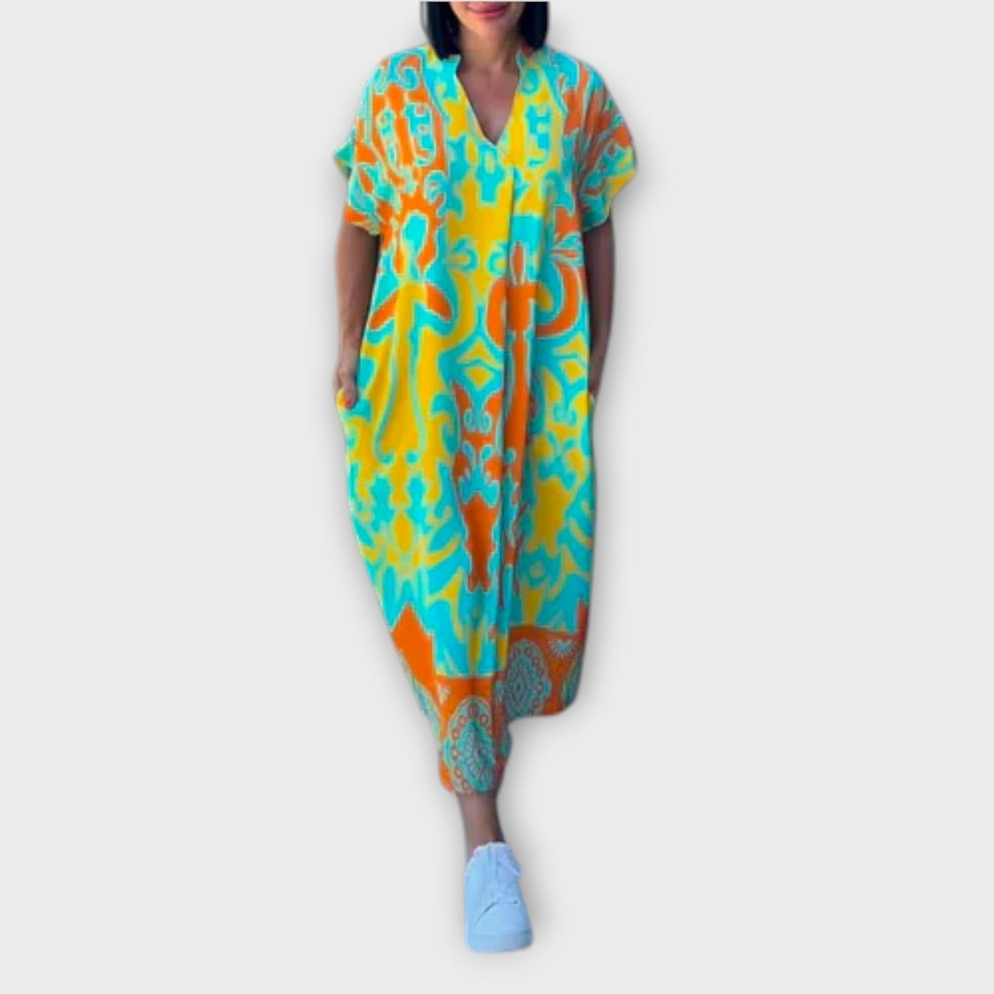 Elena - Elegantes Blumenkleid