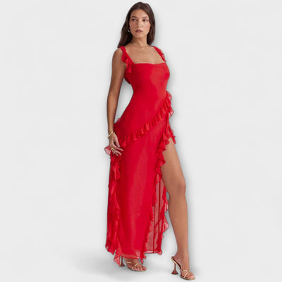 Aurora - Stilvolles Maxikleid mit Schlitz