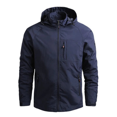 Leichte winddichte Cargo-Jacke für Herren